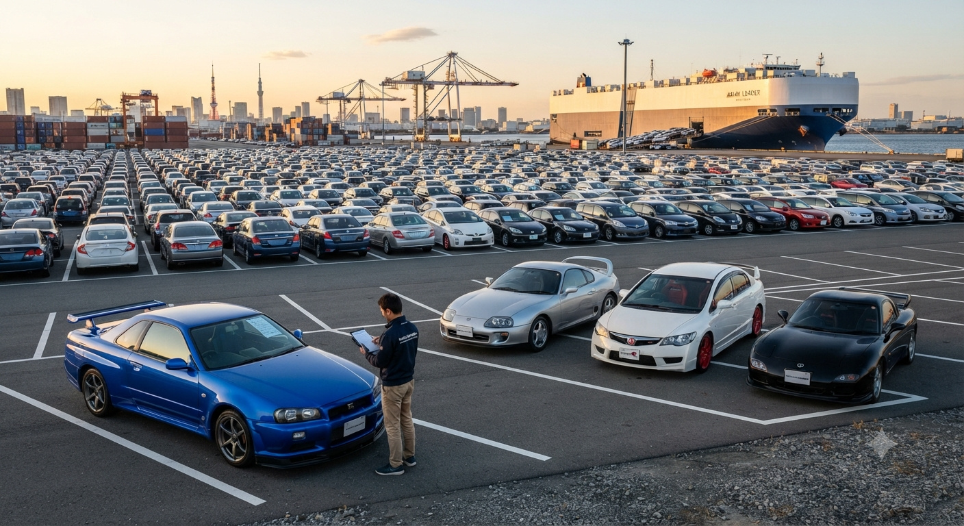 Japanese auction export lot